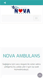 Mobile Screenshot of novaambulans.com